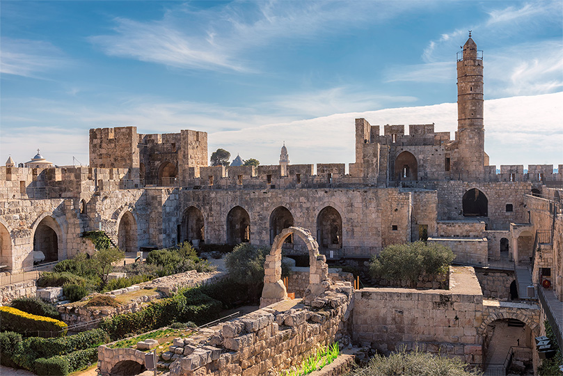 The Tower of David in Jerusalem, Israel